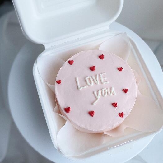 Pastel de Bento "amor"