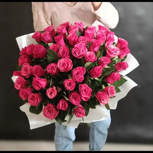 Bouquet of 51 red roses