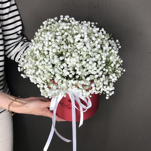 Цветы в коробке🌸🤍🌸