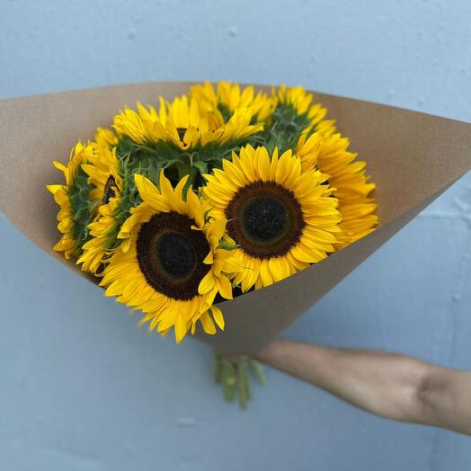 Ramo de 9 girasoles