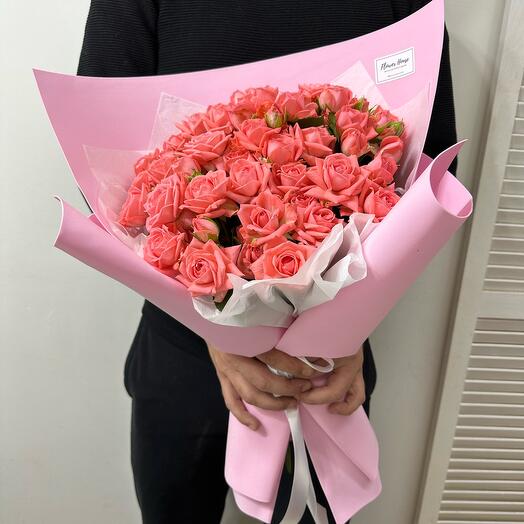 Ramo de rosas de arbusto