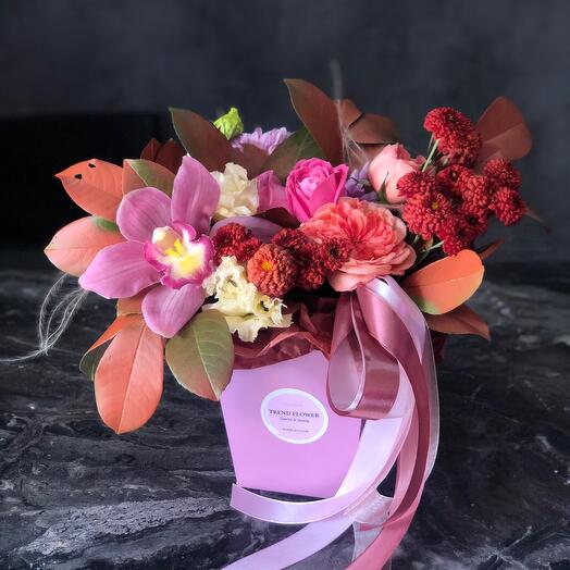 Цветы в коробке💐💐