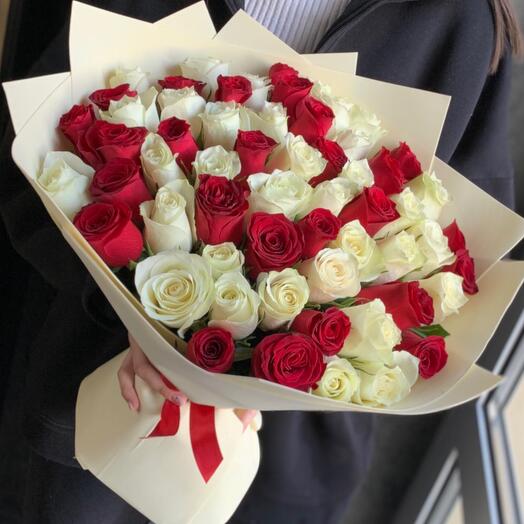 Bouquet of roses "Happiness"