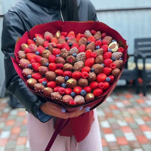 Corazón de fresa