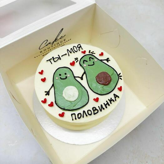 Бенто торт Авокадо