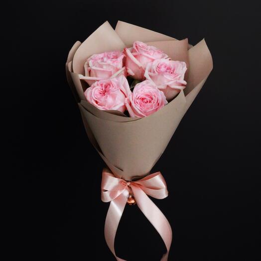 Монобукет из роз Pink O Hara
