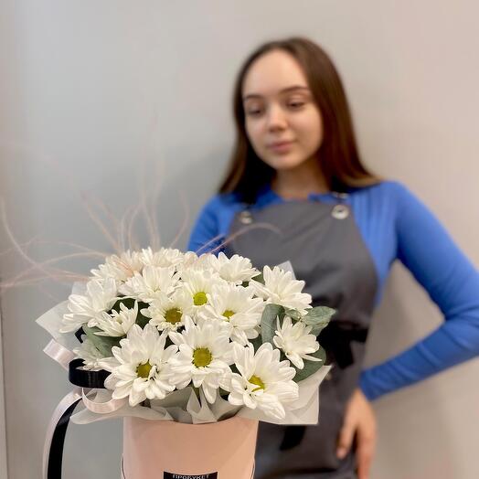 A delicate chrysanthemum composition