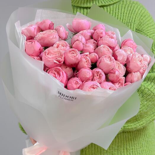 Пионовидная кустовая роза Сильва 15 🌸
