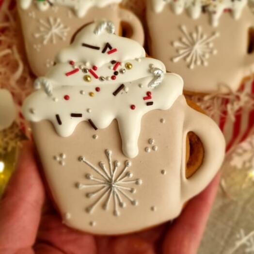 Пряник Новорічний "Капучино"