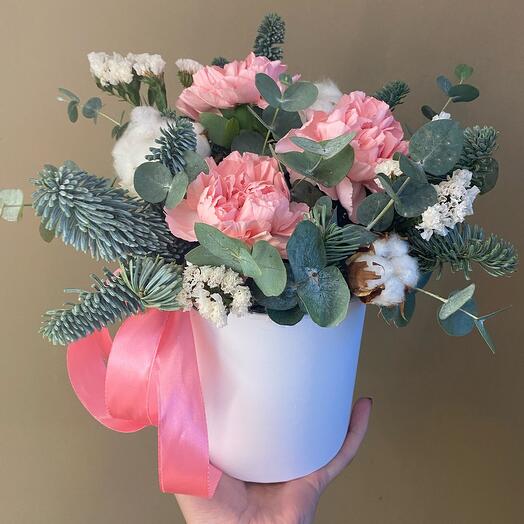 Стойкая зимняя композиция❄️