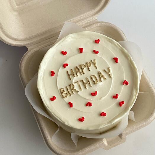 Бенто-торт на день рождения Happy Birthday