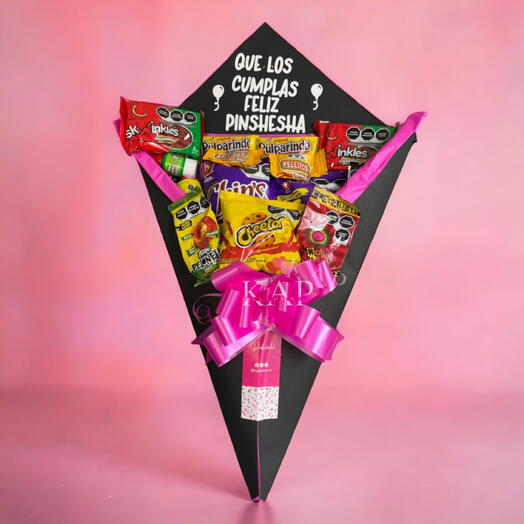 Ramo de dulces personalizado