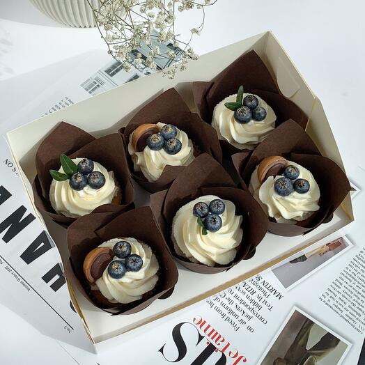 Набор капкейков/маффинов/кексов 6 шт. В подарок