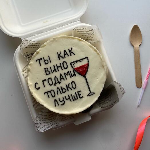 Бенто-торт Вино
