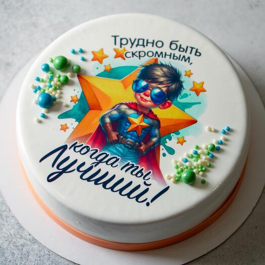 Торт Супер мужчина для мужчины (1,1 кг 8-12 порций)