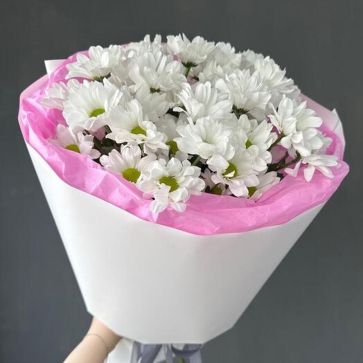 Букет из кустовых хризантем