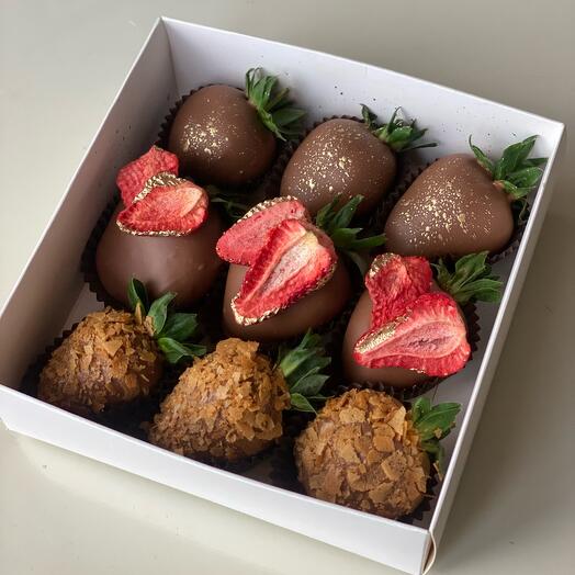 Strawberries in Belgian chocolate