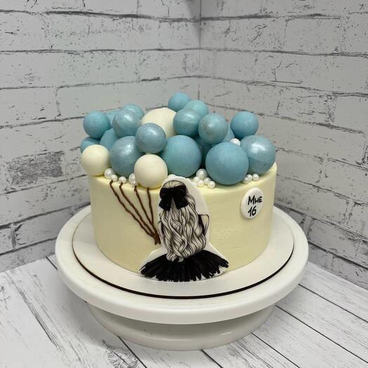 Торт Сникерс для девушки
