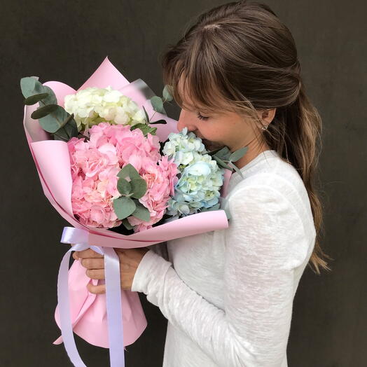 Ramo de hortensias