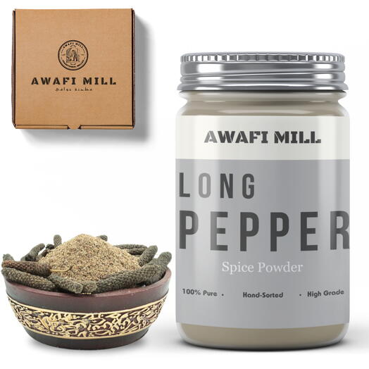 AWAFI MILL Long Pepper/Pippali Powder - Bottle of 100 Gram