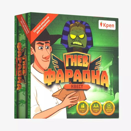 Настольная квест игра "Гнев фараона"