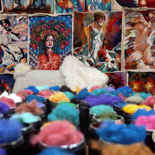Мастер-класс по валянию шерсти | Felt Art