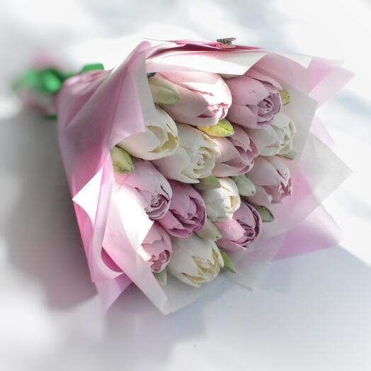 Майские розы без красителей (три вкуса зефира)