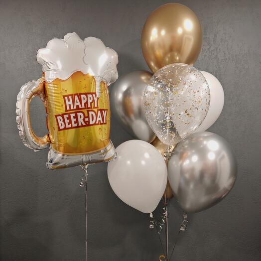 Набор воздушных шаров "Happy Beer-Day"