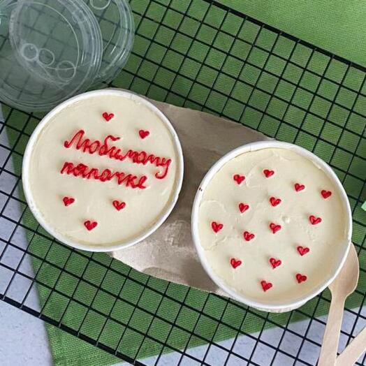 Cake to go "Любимому папочке " 2 шт