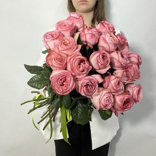 Peony-shaped Pink Expresh Roses