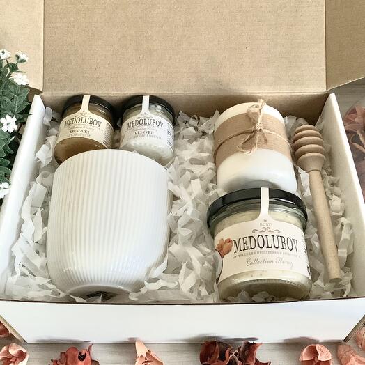 Подарочный набор «Арагонит» — готовый подарок ручной работы от Present-Box