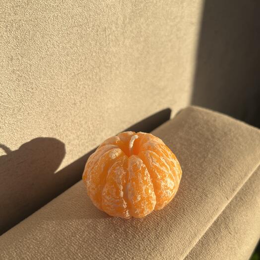 Свеча-мандаринка