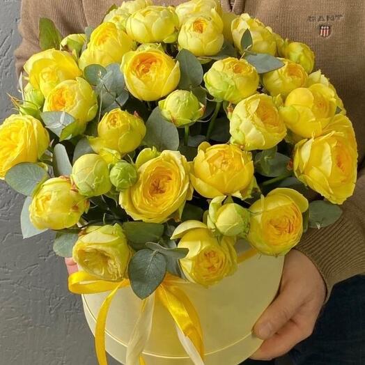 Розы в коробке