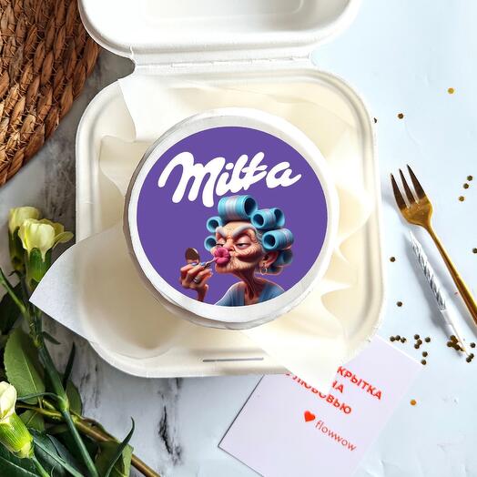 Бенто -торт в подарок подруге "Милфа"