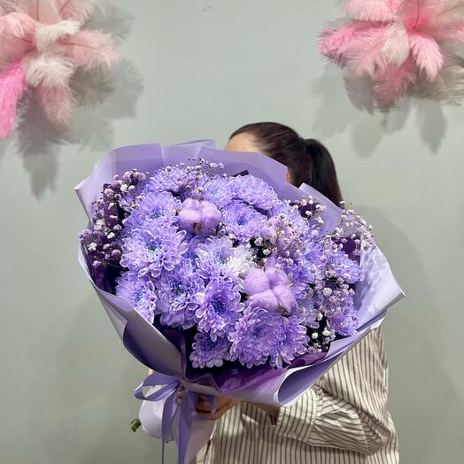 Хризантема лавандовая 💜