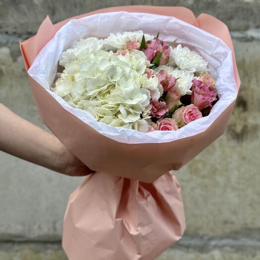 Романтический жест 💗 букет с гортензией