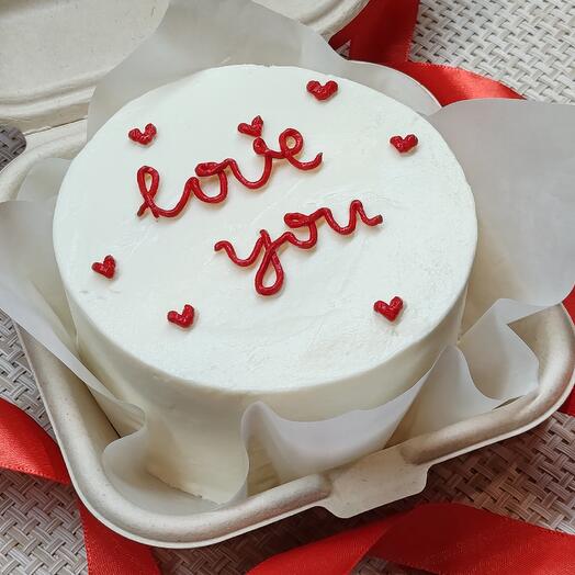 Бенто-торт "Love you"