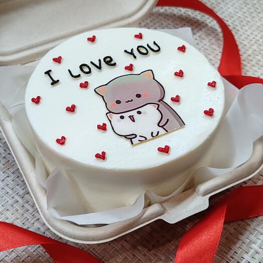Бенто-торт "I love you"