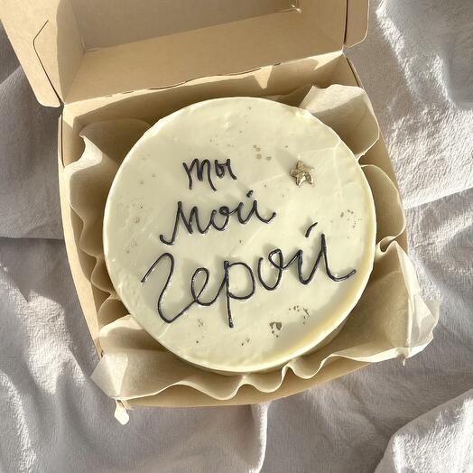 Бенто торт «Герою»