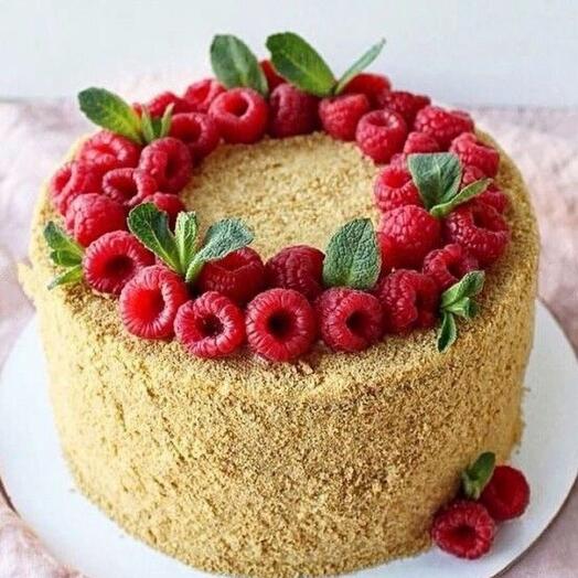 Карамельный медовик