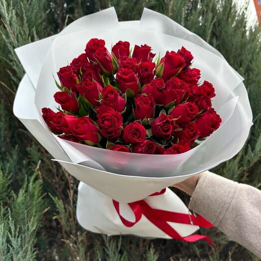 Букет из роз (35 кенийских)