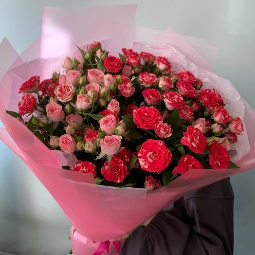 Кустовые розы 15