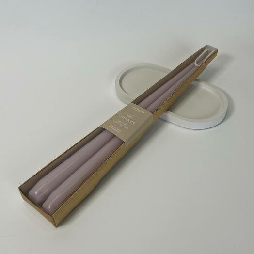 Свеча высокая коническая «Бледно-розовый» 2 шт ALDE CANDLES