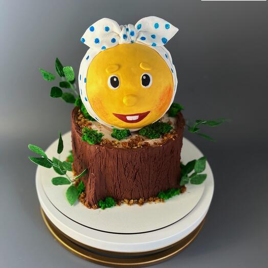 Торт колобок