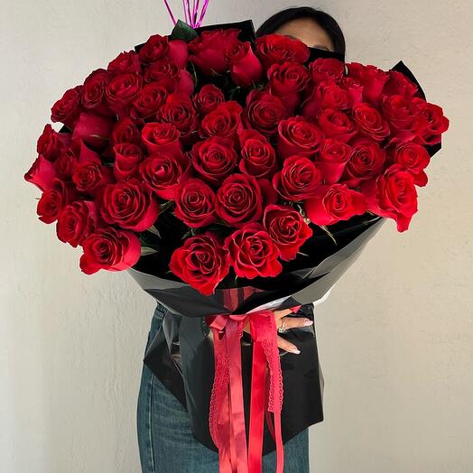 Высокие розы 90 см