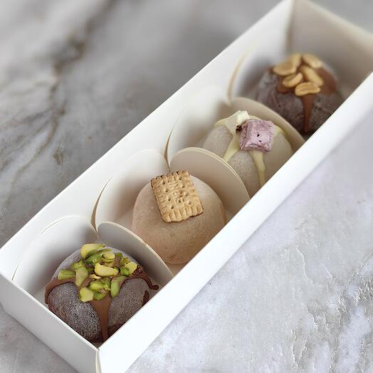 Моти дубайский шоколад, моти для взрослых, моти ассорти набор, моти в подарок папе