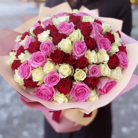 Букет 101 роза 🌹