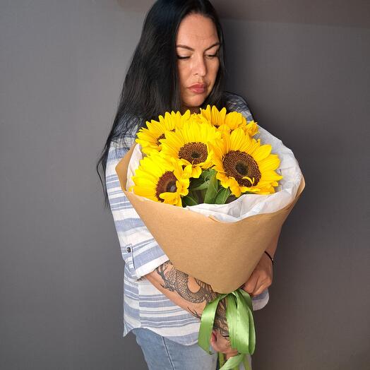 Bouquet with Sunflowers