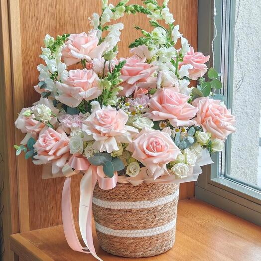 Корзина " Нежная роскошь"