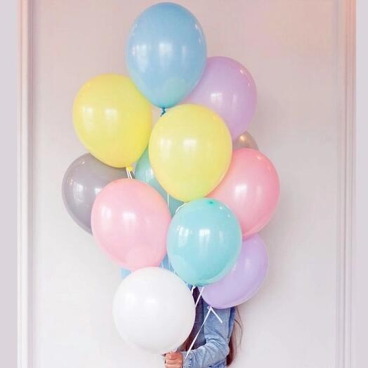 Multicolored balloons 13 pcs